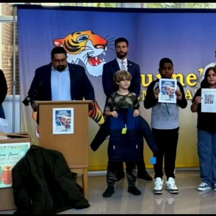 Jefferson County Clerk kicks off annual 'Coat-A-Kid' program for JCPS students